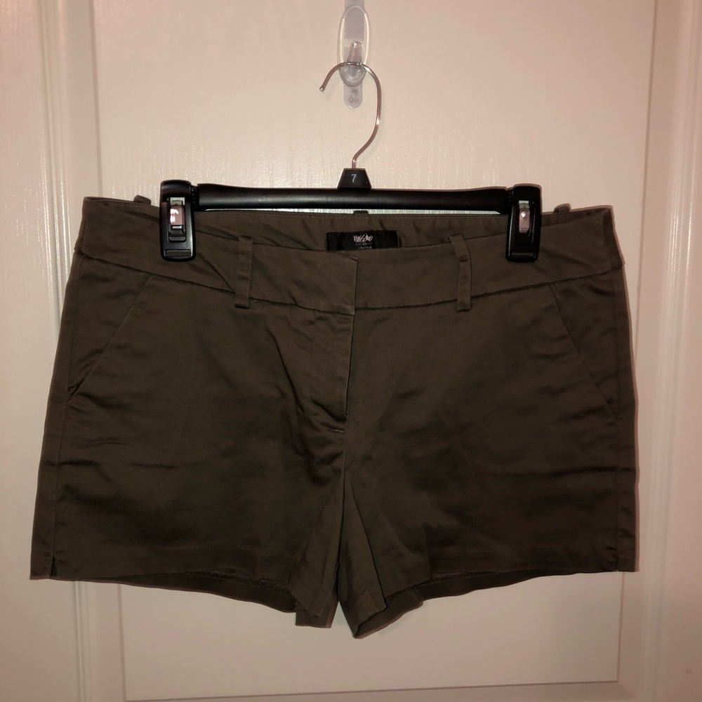 army green shorts